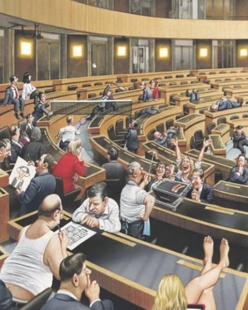 10 абсурдных, но адски точных карикатур о том, каким стало общество XXI века. 08