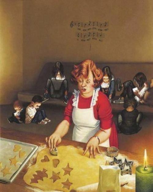 10 абсурдных, но адски точных карикатур о том, каким стало общество XXI века. 03