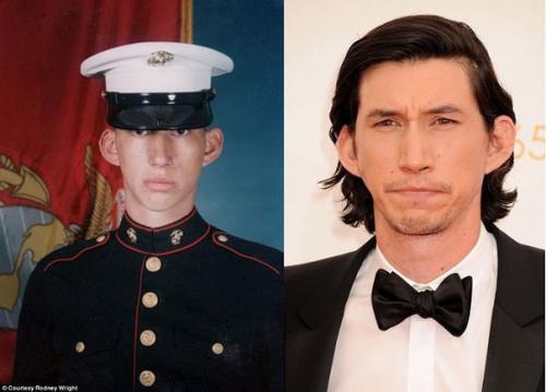 Пользователи вконтакте постят первую фотографию со смешными подписями: мол, Адам драйвер больше похож на Микки мауса и дамбо, чем на ситха.  