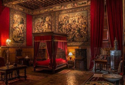 Интерьеры замка бриссак, Франция. 01