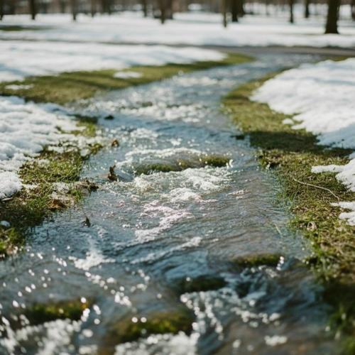 Столице предстоит принять около 5 млн кубометров влаги, накопившейся в сугробах за зиму. 02