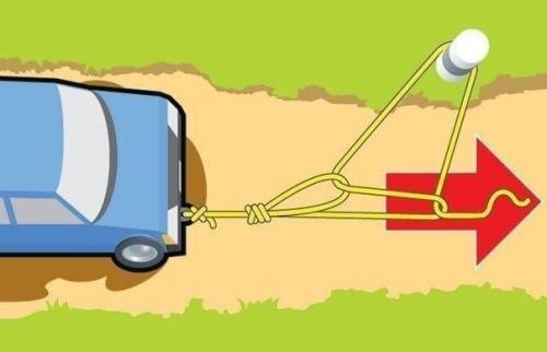 Как вытащить застрявший автомобиль в одиночку? 05