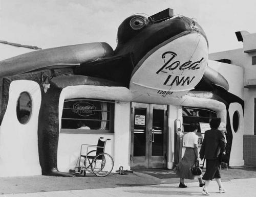 Лос-анжелес.  Рестораны в форме животных 1920-1930-е годы. 03