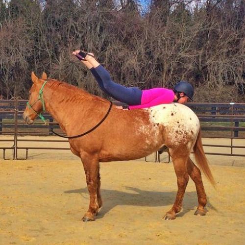 Йога верхом: что получается, когда соединяется страсть к йоге и лошадям. 01