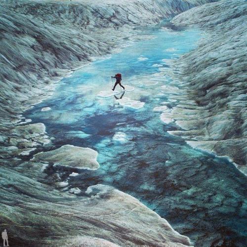 Ледник Рут, национальный парк денали, Аляска.