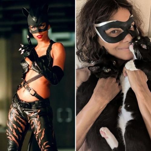 Холли Бeрри спустя 20 лет вновь появилась в образе женщины - кoшки. 02