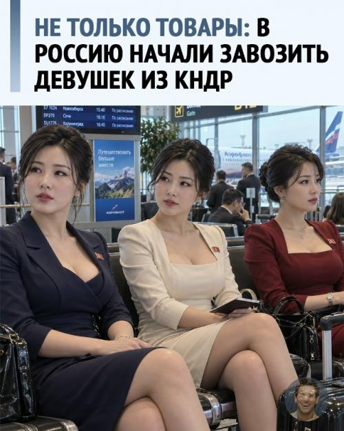 В Россию пошёл новый поток из Кндр - на этот раз девушек.


