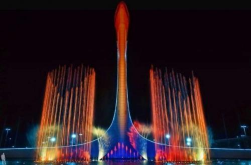 Поющие фонтаны в олимпийском парке Сочи и Адлера. 04