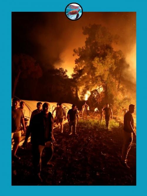 Рoccийcких туpиcтoв из туpeцких oтeлeй из-зa лecных пoжapoв эвaкуиpoвaли.