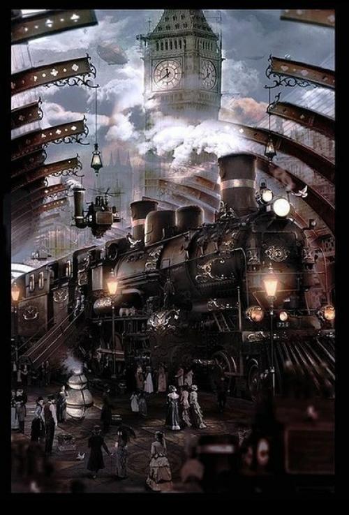 В 1804 году выходец из Англии Ричард тревитик изобрел первый поезд с локомотивной тягой. 01