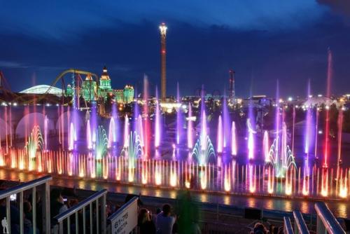 Поющие фонтаны в олимпийском парке Сочи и Адлера. 02