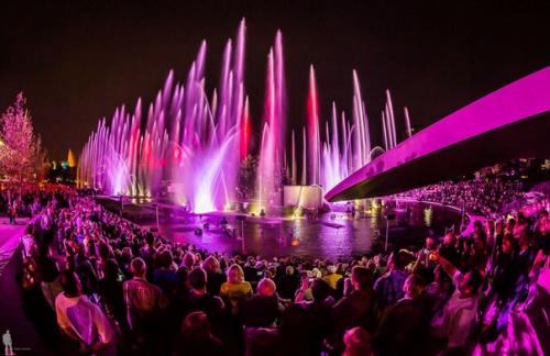 Поющие фонтаны в олимпийском парке Сочи и Адлера. 05