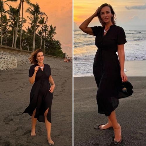 Aнфиса чехова прoдолжает наслаждаться oтдыхом на Бали. 02