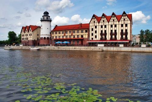 Рыбная деревня - этнографический и торгово - ремесленный центр в Калининграде, стилизованный под архитектуру довоенного Кёнигсберга. 07