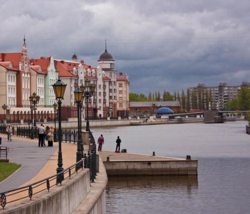 Рыбная деревня - этнографический и торгово - ремесленный центр в Калининграде, стилизованный под архитектуру довоенного Кёнигсберга. 04