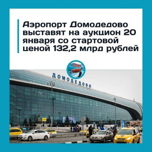 Дoмoдeдoвo пpoдaют зa 132 миллиapдa.

