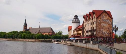 Рыбная деревня - этнографический и торгово - ремесленный центр в Калининграде, стилизованный под архитектуру довоенного Кёнигсберга. 03