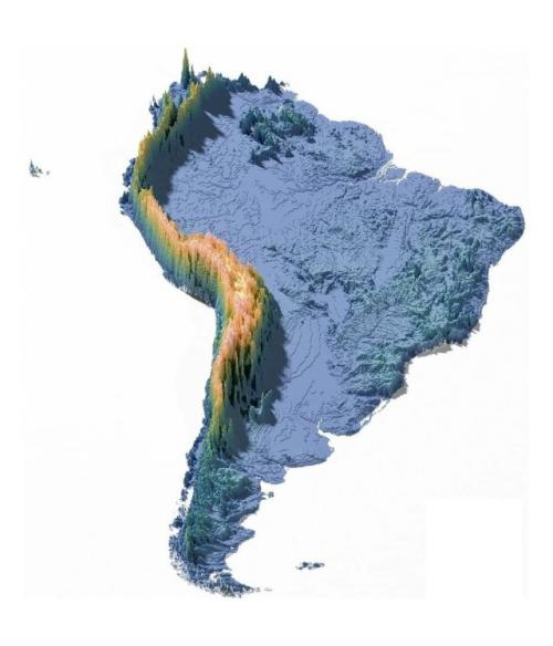Эти карты выделяют высоту каждого континента в одном виде: от самых высоких вершин Азии до широких низмен Африки. 05