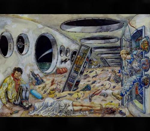 Концептуальные иллюстрации для фильма Андрея Тарковского Солярис (1972) из архивов мосфильма. 02