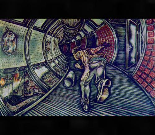 Концептуальные иллюстрации для фильма Андрея Тарковского Солярис (1972) из архивов мосфильма.