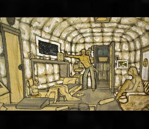 Концептуальные иллюстрации для фильма Андрея Тарковского Солярис (1972) из архивов мосфильма. 03