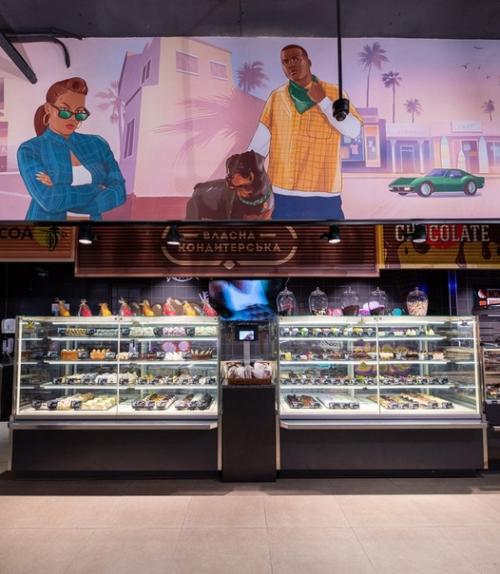 В украинском Львове открыли супермаркет в стиле GTA. 06