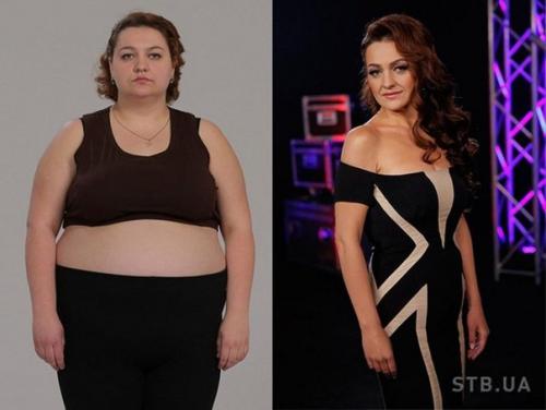 Участники украинского шоу Взвешенные и Счастливые до и после внушительной потери веса. 04