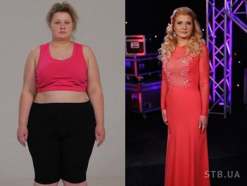 Участники украинского шоу Взвешенные и Счастливые до и после внушительной потери веса. 06
