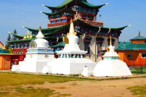 Иволгинский дацан в Бурятии - последнее пристанище хамбо - ламы итигэлова, Россия. 06