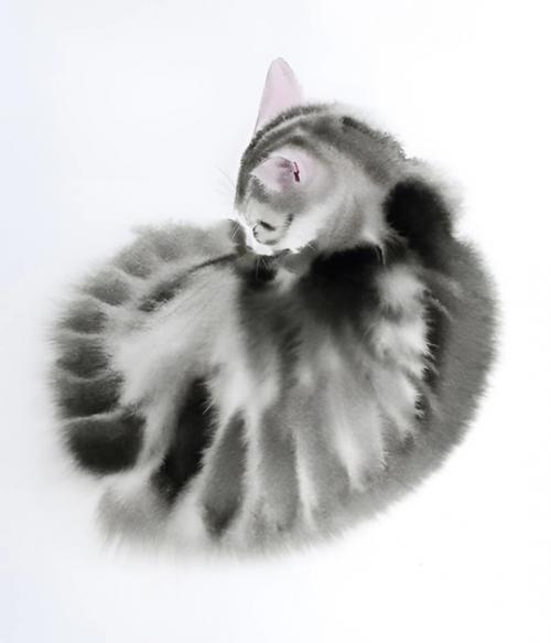 Такие чудесные акварели художника Ютаки мураками невозможно оторвать взгляд. 07