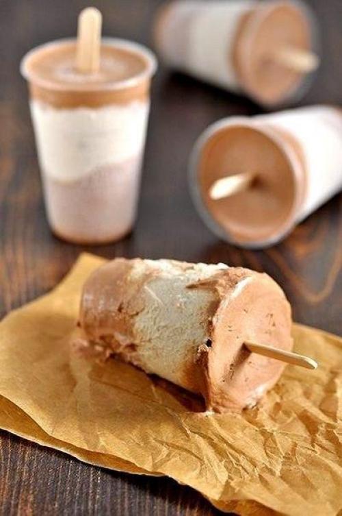 Сливочно - бананово - шоколадное мороженое. 01