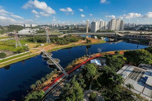 Необычный мост фридриха Байера в Сан-Паулу. 02