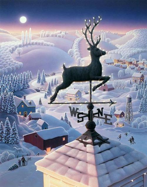 Новогодние иллюстрации Робин Молин. 06