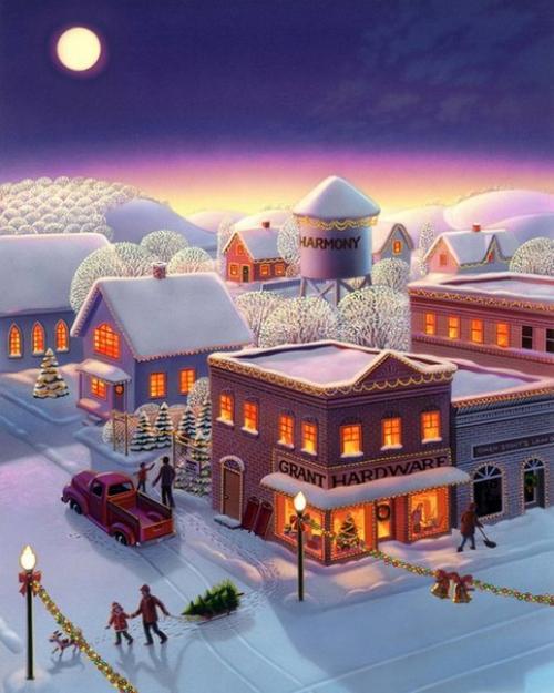 Новогодние иллюстрации Робин Молин. 02