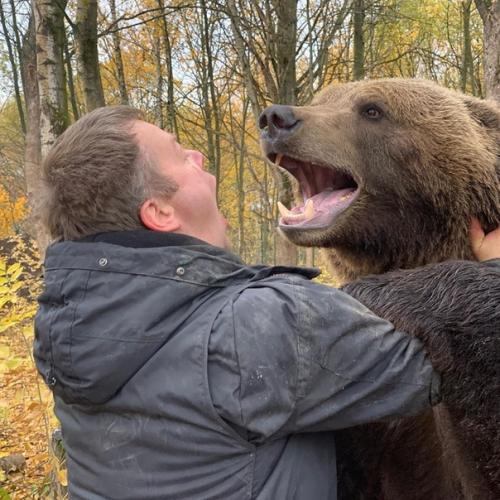 Мишка решил заглянуть на аэродром в калужской области. 03