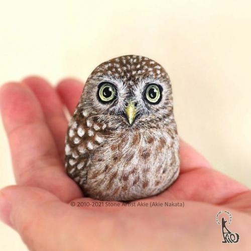 Японская мастерица Акиэ наката Художница по Камню. 08