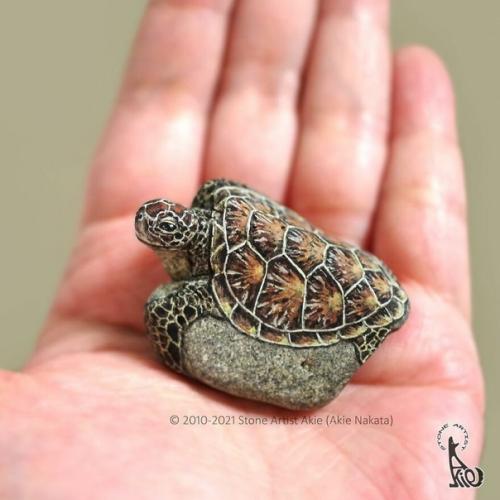 Японская мастерица Акиэ наката Художница по Камню. 03