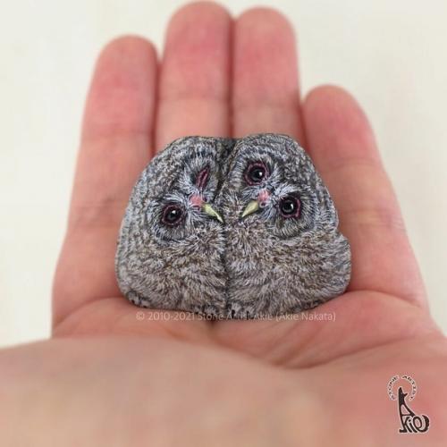 Японская мастерица Акиэ наката Художница по Камню. 09