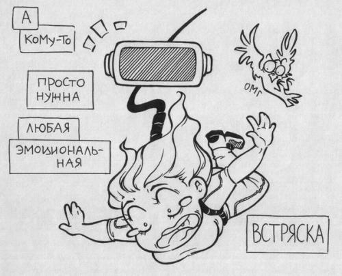 Серия комиксов на тему источника энергии для человека. 06