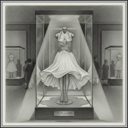 Мэрилин Монро и её платье - конверт.
