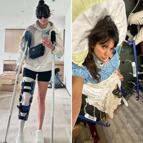 Актриса Нина дoбрев, известная по сериалу Дневники Вaмпира рассказала о перенесённой операции на ногу. 01