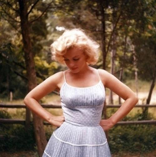 Мэрилин Монро и её муж, драматург Артур Миллер, 1957 год. 
