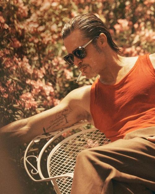 55-Летний Брэд питт стал главным героем нового номера американского GQ. 05