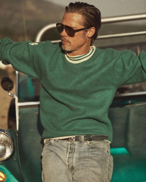 55-Летний Брэд питт стал главным героем нового номера американского GQ. 01