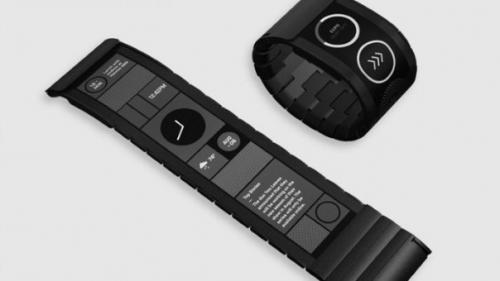 Компания Polyera анонсировала Wove Band, гибкий дисплей, который можно обернуть вокруг запястья.