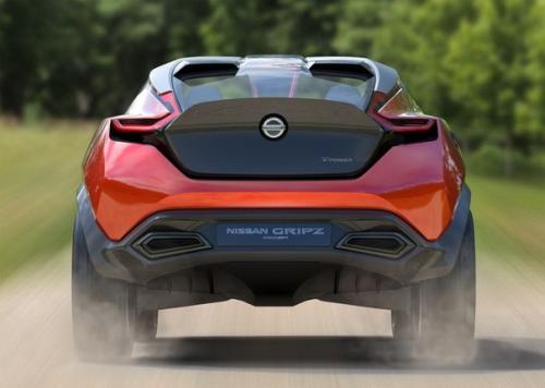 Nissan Gripz: концепт - кроссовер с гибридной силовой установкой. 03
