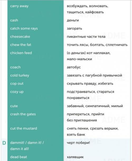 ? 150. Выражений из английского сленга. 03